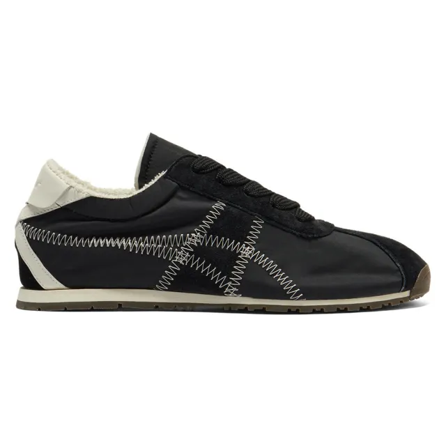 【Onitsuka Tiger】鬼塚虎 黑色車線虎爪紋 TIGER CORSAIR A55 休閒鞋 (1183C317-001)