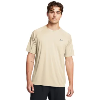 【UNDER ARMOUR】UA 男 Velocity 短袖T-Shirt_1327965-289(米白色)
