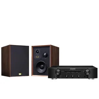 【Wharfedale】兩聲道音響組合(SUPER DENTON+Marantz PM6007)