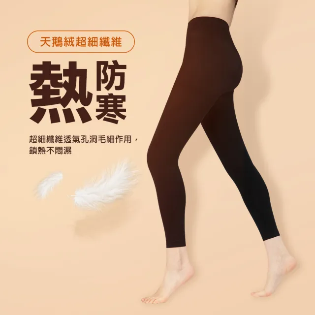 【蒂巴蕾】2件組-霧消光鎖熱防寒褲襪80D 九分款/全長款(天鵝絨褲襪 MIT 霧面 保暖褲襪 黑褲襪)