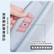 【考生必備】冷白透明雙層網紗文具筆袋(可入考場 學生 收納袋 網紗筆袋 鉛筆盒 收納盒 大容量)