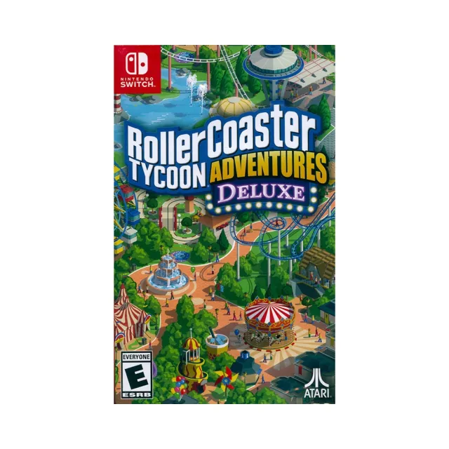 【Nintendo 任天堂】NS Switch 模擬樂園：冒險 豪華版 RollerCoaster Tycoon Deluxe(英文美版)