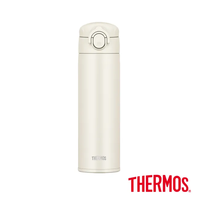 【THERMOS 膳魔師】可進洗碗機不鏽鋼彈蓋真空保溫杯500ml(JOK-500-CR)