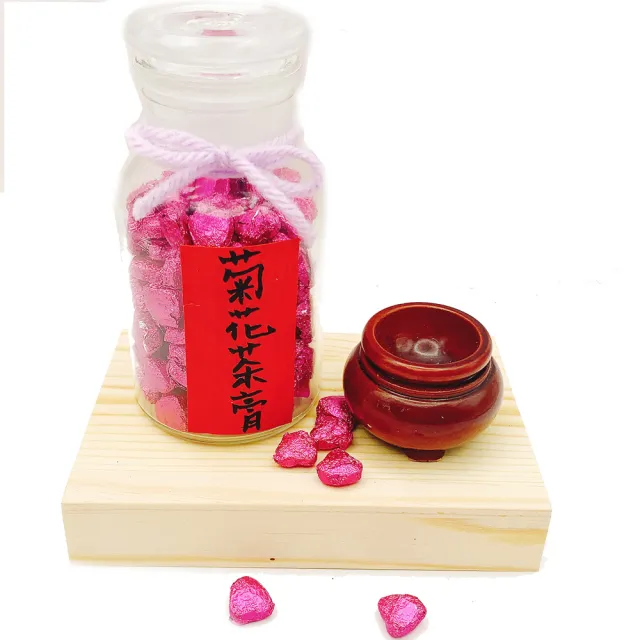 【藏古祥館】菊花普洱茶膏(茶膏 普洱 熟茶 沖泡茶)