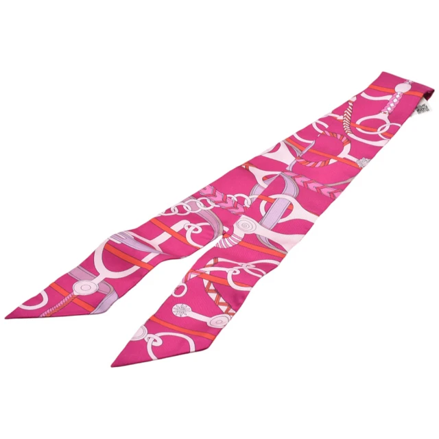 Hermes 愛馬仕 Ex-Libris 刺繡Twilly絲