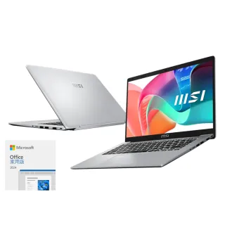 Office 2024★【MSI 微星】14吋Intel Core 7 150U商務文書筆電(Modern 14/16G/1T SSD/Win11/F1MG-003TW)