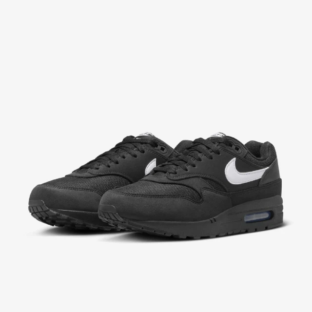 NIKE 耐吉 休閒鞋 Air Max 1 男鞋 女鞋 氣墊 黑 白 運動鞋 經典(FZ0628-010)