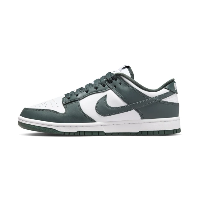 NIKE 耐吉 Dunk Low Retro 男鞋 墨綠色 復古 運動 皮革 透氣 低筒 Dunk 休閒鞋 DV0833-111