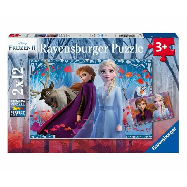 Ravensburger 維寶拼圖 冰雪奇緣2 2*12片