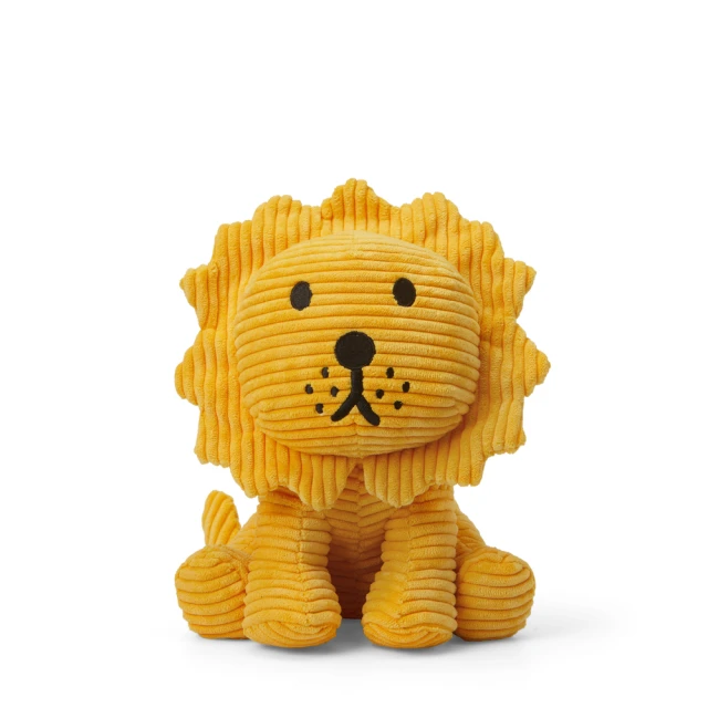 BON TON TOYS BON TON TOYS｜Lion小獅ECO燈芯絨填充玩偶-黃(17cm 玩偶、娃娃、公仔)