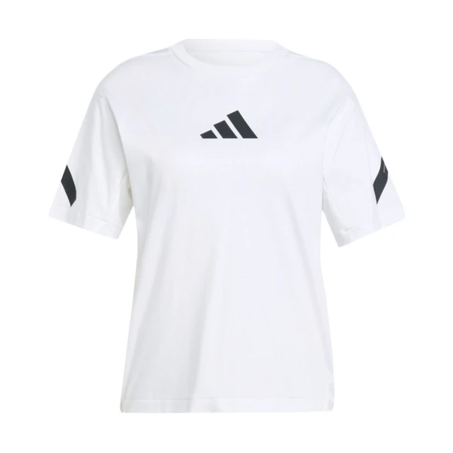 adidas 愛迪達 W Z.N.E. Tee 女 短袖 上衣 T恤 運動 訓練 休閒 舒適 簡約 白(JE7857)