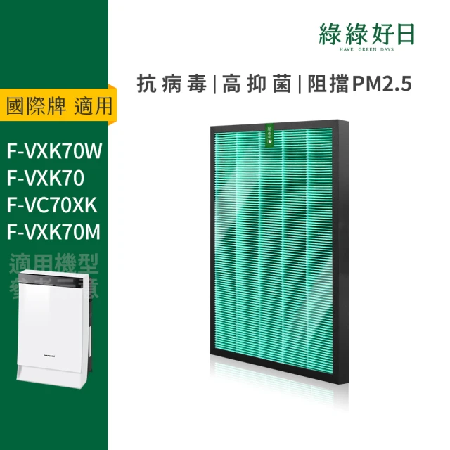 Have Green Days 綠綠好日 適用 Panasonic 國際牌 F-VXK70W F-VXK70M F-VC70XK