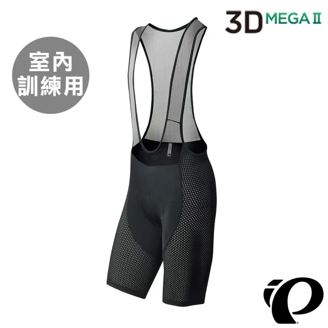 PEARL iZUMi 3D特厚褲墊 男吊帶短車褲 T231MEGAII-2(室內訓練/單車/運動/自行車/日本製)