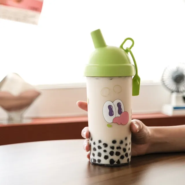【Holoholo】MILKTEA CUP 奶茶吸管杯-限量聯名 KINGJUN(720ml/BT綠)