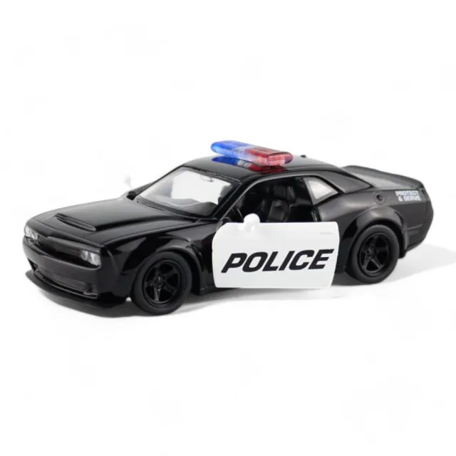 1:38模型車 道奇挑戰者模型車 警車模型(Dodge Challenger)