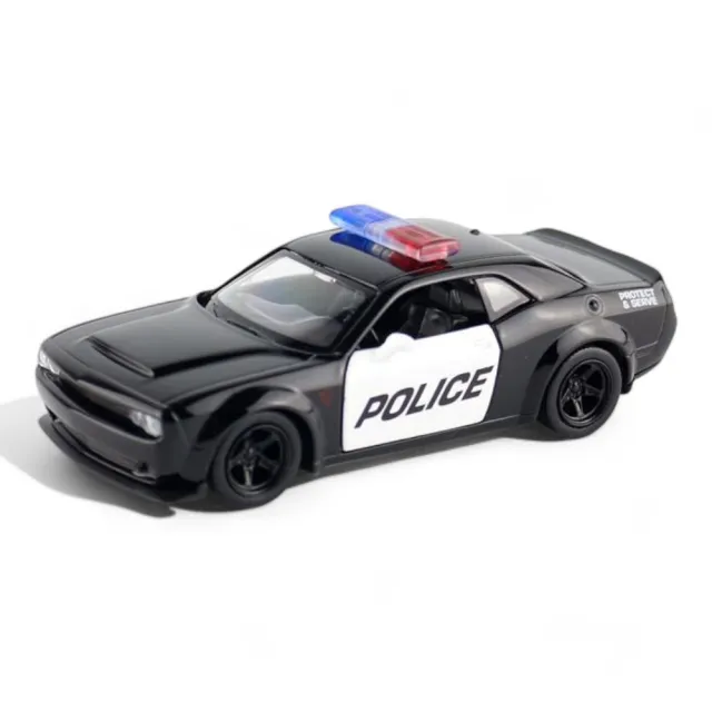 1:38模型車 道奇挑戰者模型車 警車模型(Dodge Challenger)