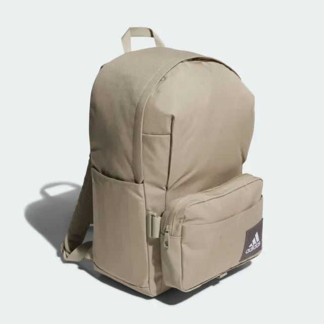 【adidas 愛迪達】ESS 2IN1 BP 後背包 雙肩背包 書包 運動 旅行包 二合一 愛迪達 卡其(IW9802)