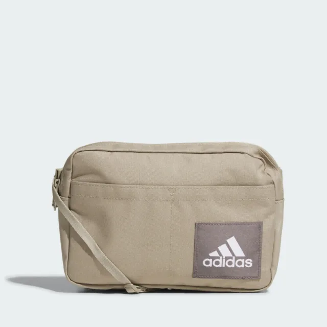 【adidas 愛迪達】ESS 2IN1 BP 後背包 雙肩背包 書包 運動 旅行包 二合一 愛迪達 卡其(IW9802)