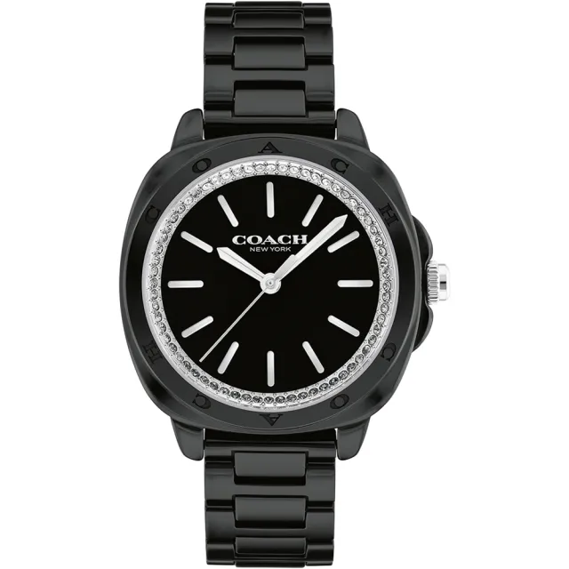 【COACH】Kitt 晶鑽陶瓷女錶 34mm 520禮物 送禮 手錶(CO14504406)