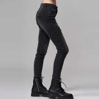 【BLUE WAY】女裝 黑曜有彈丹寧中腰繡花 小直筒褲-ET BOiTE箱子