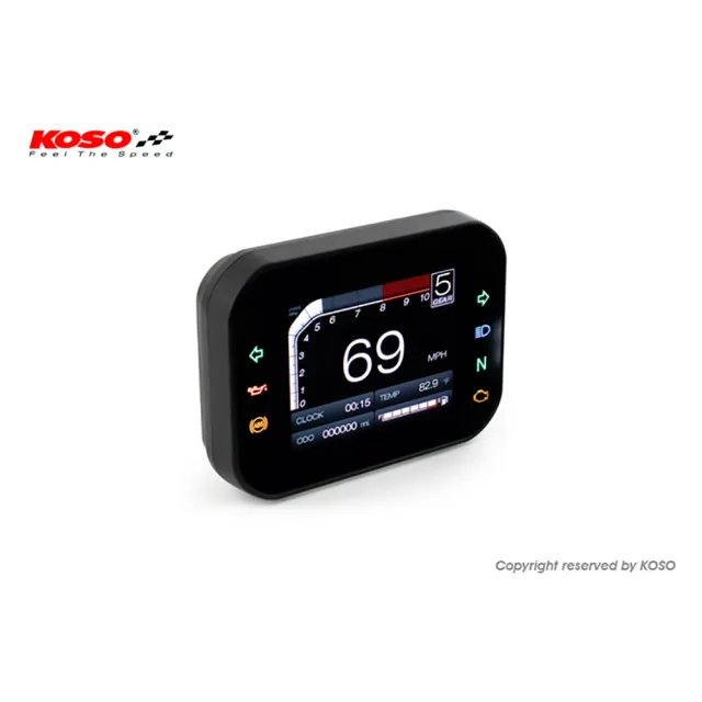 【KOSO】RX3S TFT 碼表(泛用、多功能碼表)