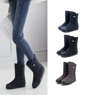 【HIKOREA】正韓製。防潑羽絨保暖內鋪毛增高厚底雪靴/韓國空運/顯瘦/超輕量版型偏小(71-3556/三色現+預)