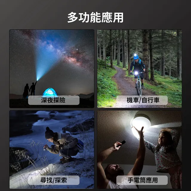 【JINPEI 錦沛】4K畫質、機車、自行車行車記錄器、登山露營 手電筒功能 贈64GB(JD-04BM-4K)