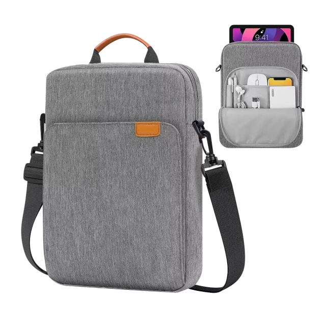 Michael Kors 男款 單寧布紋拼接皮革斜背包(深藍