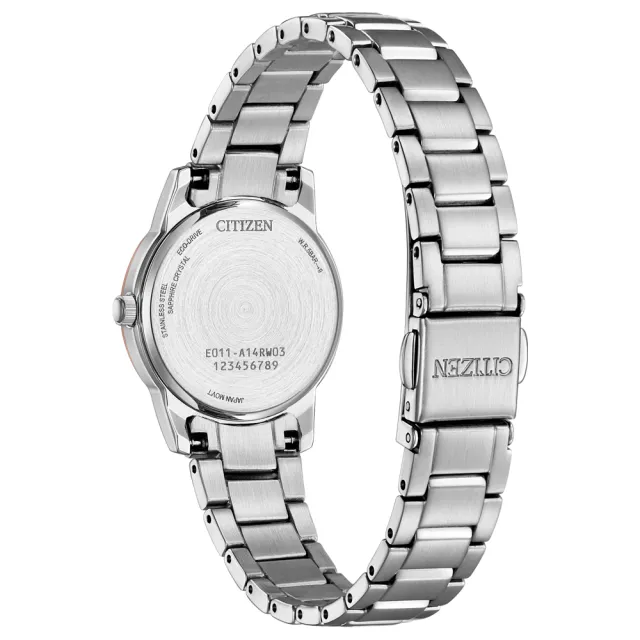 【CITIZEN 星辰】光動能 大三針不鏽鋼情侶對錶/40mm+27.5mm(BM6979-74A+EW2319-71A)