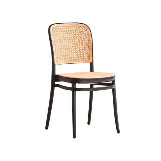 【kurumapop】戶外仿藤編椅子(陽台編織椅/靠背椅/塑膠椅/咖啡廳椅子/防水餐桌椅)