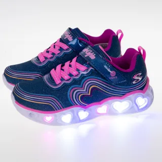 【SKECHERS】女童系列 燈鞋 HEART LIGHTS(302689LNVMT)