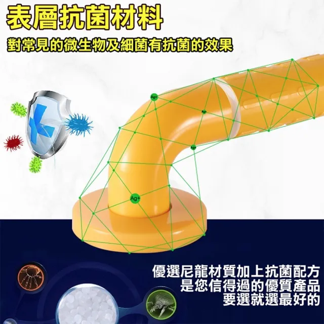 ABS白色安全扶手-40cm 加厚防滑顆粒扶手(浴室扶手 防滑扶手 廁所扶手 一字型 無障礙扶手)