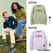 【Hush Puppies】男女裝 上衣 經典密西根刺繡狗大學T(男女款任選)