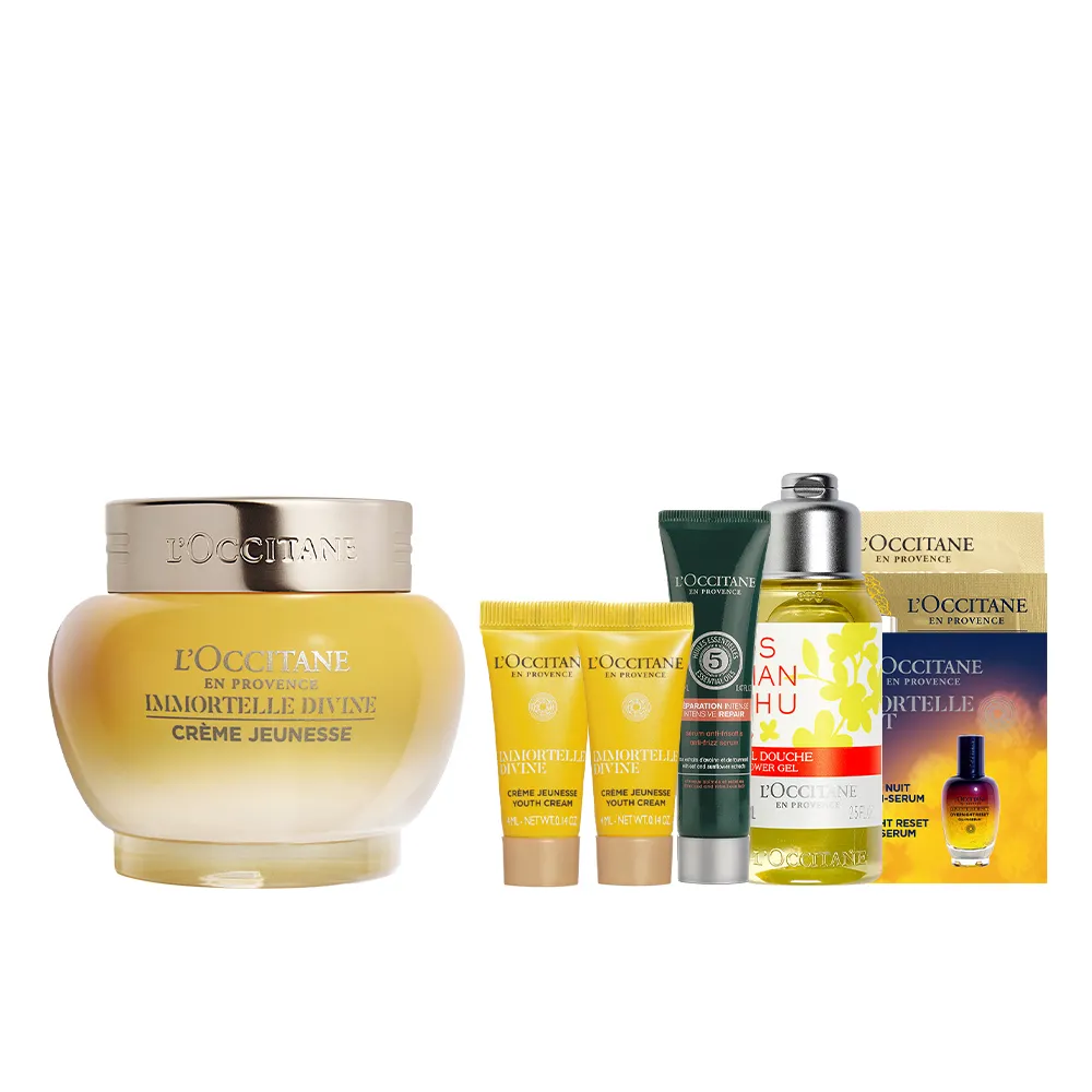 【L’Occitane 歐舒丹】官方直營 蠟菊賦活極萃霜65ml 送極萃霜4mlx2(限定版大容量/緊顏神霜/保濕霜)