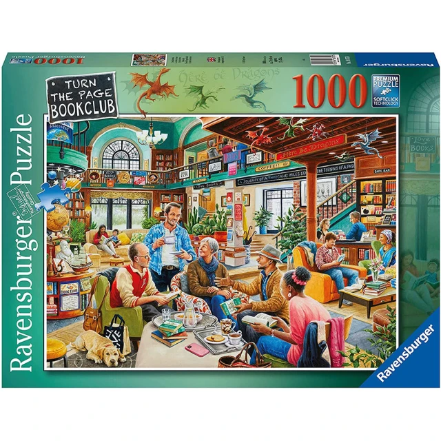 Ravensburger 維寶拼圖 翻頁讀書俱樂部 1000片