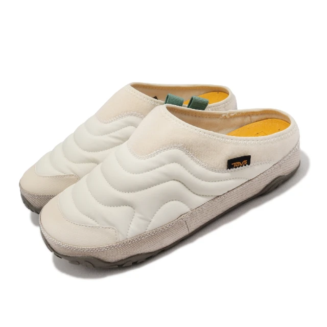 TEVA 麵包鞋 ReEmber Terrain Slip-On 女鞋 男鞋 米白 防潑水 針織 拖鞋 懶人鞋(1129582BCTG)