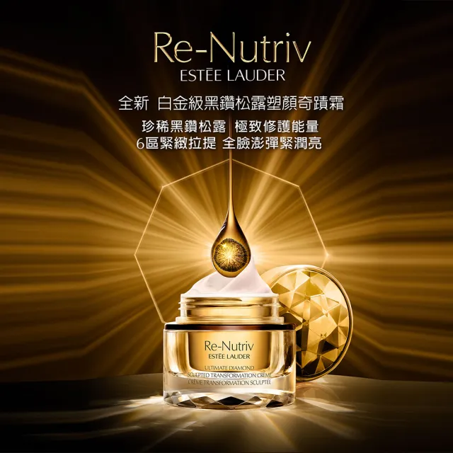 【Estee Lauder 雅詩蘭黛】白金級黑鑽松露塑顏奇蹟霜15ml