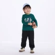 【GAP】男童裝 Logo純棉印花圓領長袖T恤-多色可選(642625)