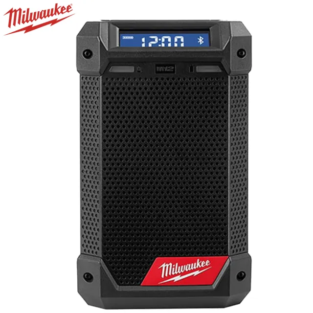 【Milwaukee 美沃奇】12V鋰電數位多功能充電音響空機(M12RC-0)