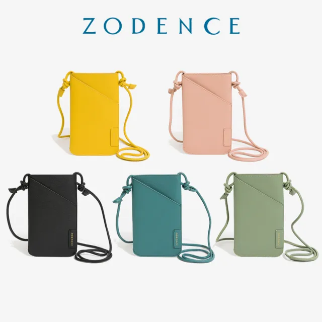 【ZODENCE 佐登司】FOLDIE雙面真皮綁帶手機包(多色)