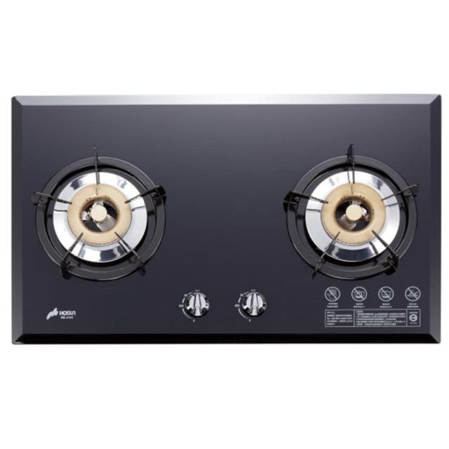 豪山牌 SB-2283 雙口瓦斯爐 耐熱強化玻璃爐臺 臺灣製造 電子點火 天然瓦斯液化瓦斯適用