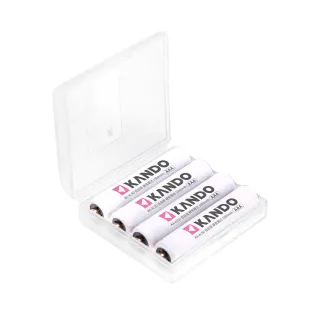 【KANDO】鎳氫充電電池 4號 4入(低自放 KA-4LSD/1000mAh)