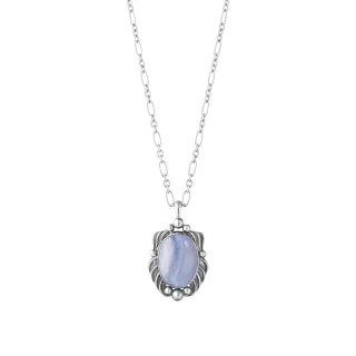 【Georg Jensen 官方旗艦店】2025 HERITAGE 項鍊(氧化純銀 瑪瑙)