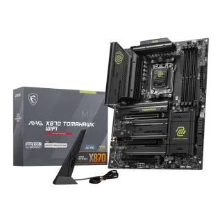 【MSI 微星】MAG X870 TOMAHAWK WIFI DDR5 主機板+AMD R9 9900X代理盒裝 12核 24緒 中央處理器(M+C組合)