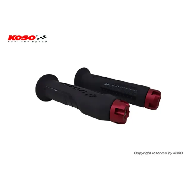 【KOSO】減壓矽膠握把 減震握把套/附平衡端子(7/8-1 英吋 / 130mm)