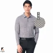 【KING GOLF】MOMO獨家特談！男款數位滿版印花彈性修身長袖POLO衫/長袖上衣/高爾夫球衫(多款任選)
