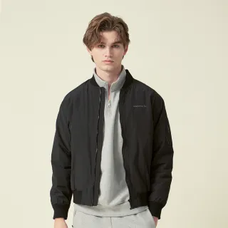 【ELLE ACTIVE】男款 保暖鋪棉夾克外套-黑色(EA24A2M6101#99)