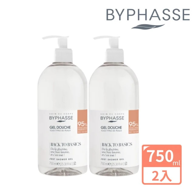 BYPHASSE 蓓昂斯 返璞歸真沐浴精750ml(2入組)