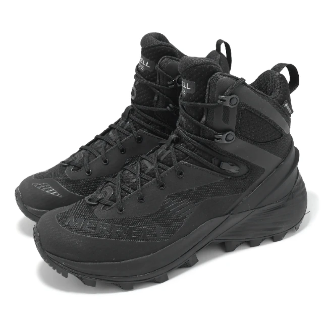 MERRELL 戶外鞋 Rogue Tactical GTX 男鞋 黑 高筒 防水 橡膠大底 抓地 防滑 登山鞋(ML005251)