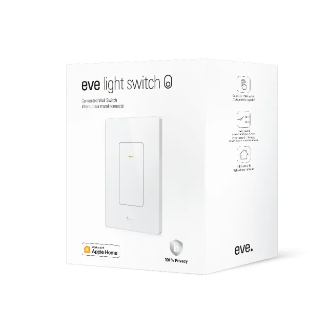 【EVE】Light Switch 智能燈控觸控開關-Thread(Matter/ 蘋果智能家庭)